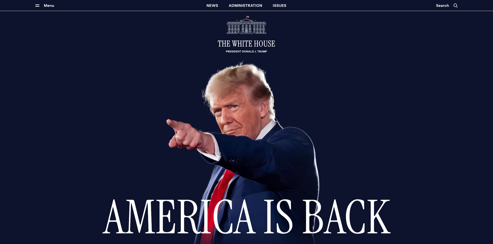 The White House 01 27 2025 10 05 AM