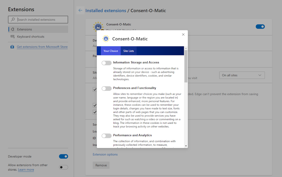 Consent O Matic Chrome Web Store